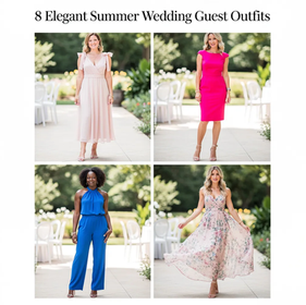 Elegant Summer Wedding Guest Outfits