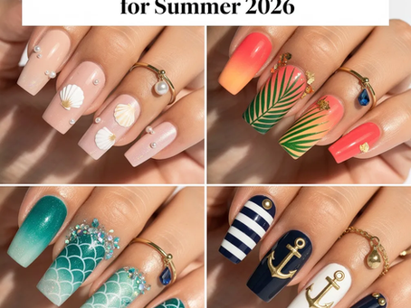 9 Beach-Ready Water Decal Nails for Summer 2026