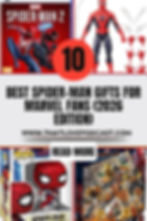 Spider-Man gift collage with Marvel art, action figure parts, Funko Pop, LEGO set, and text Best Spider-Man Gifts for Marvel Fans 2026