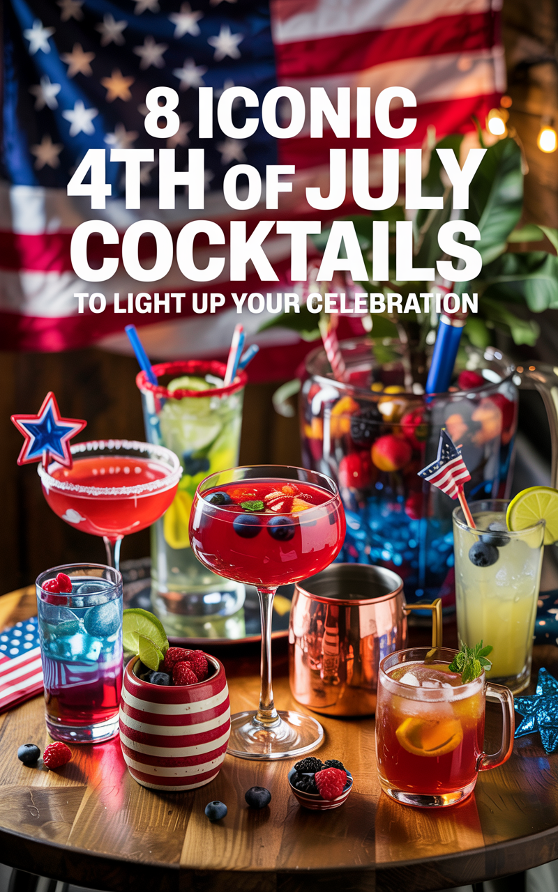 8 Iconic 4th of July Cocktails to Light Up Your Celebration