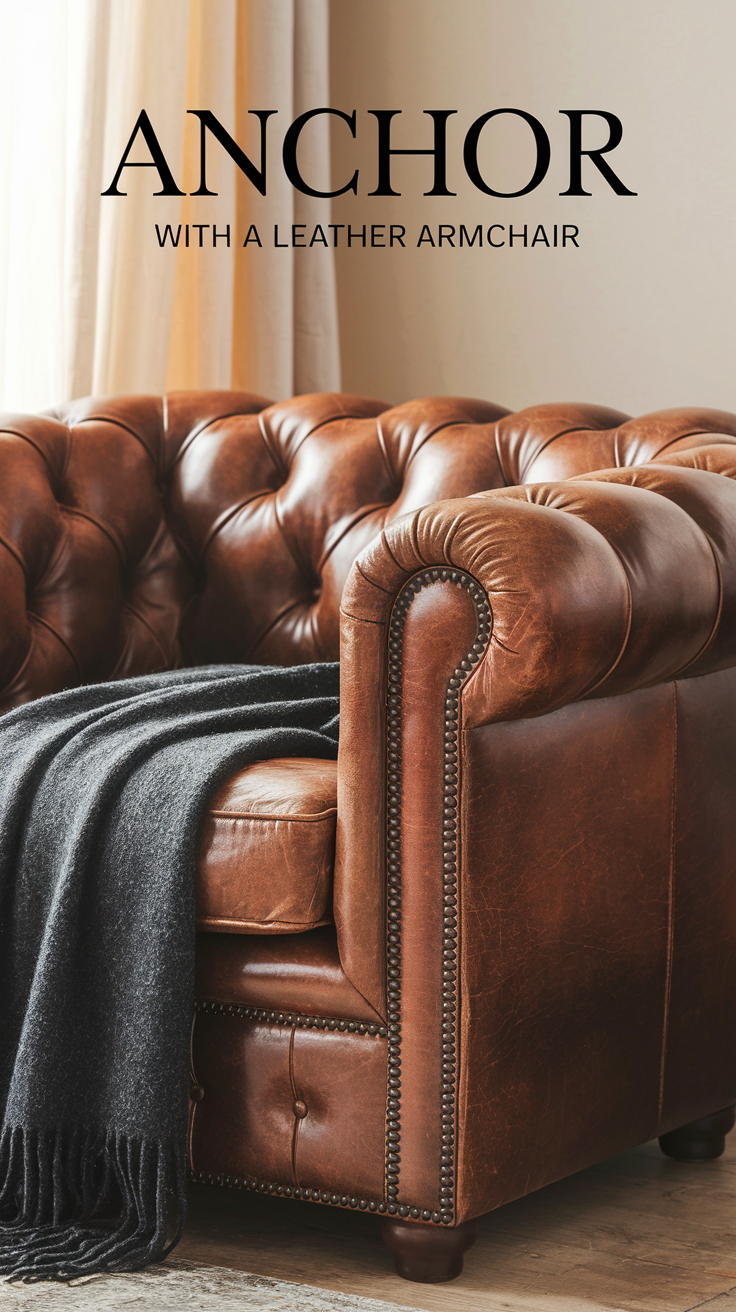 Anchor with a Leather Armchair