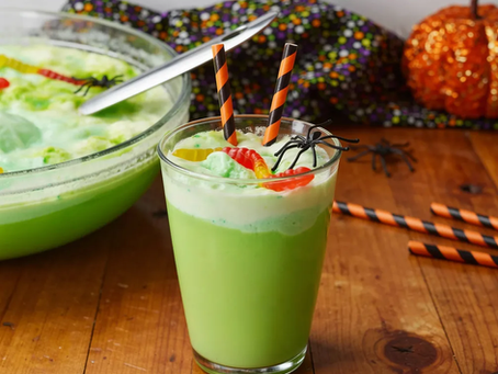 Spooky Green Monster Punch: A Fun Halloween Party Drink