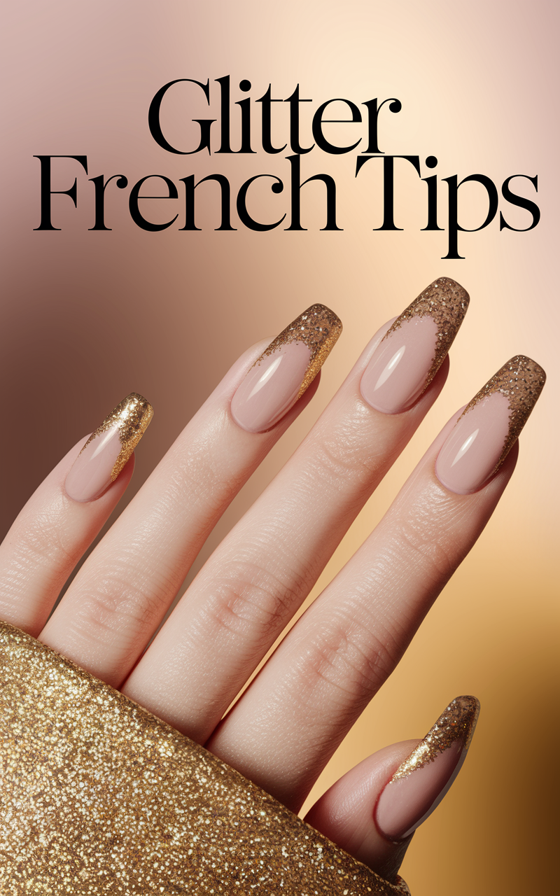 Glitter French Tips