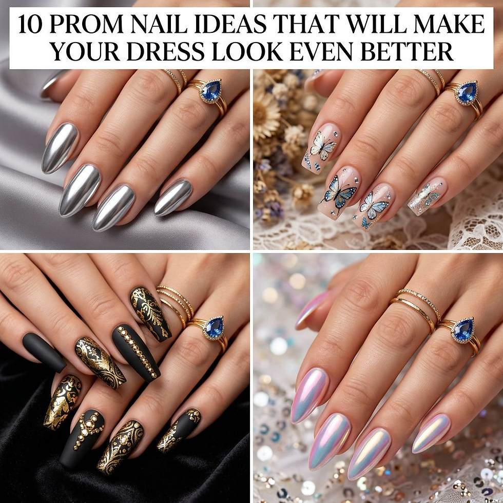 10 Prom Nail Ideas That Will Make Your Dress Look Even Better