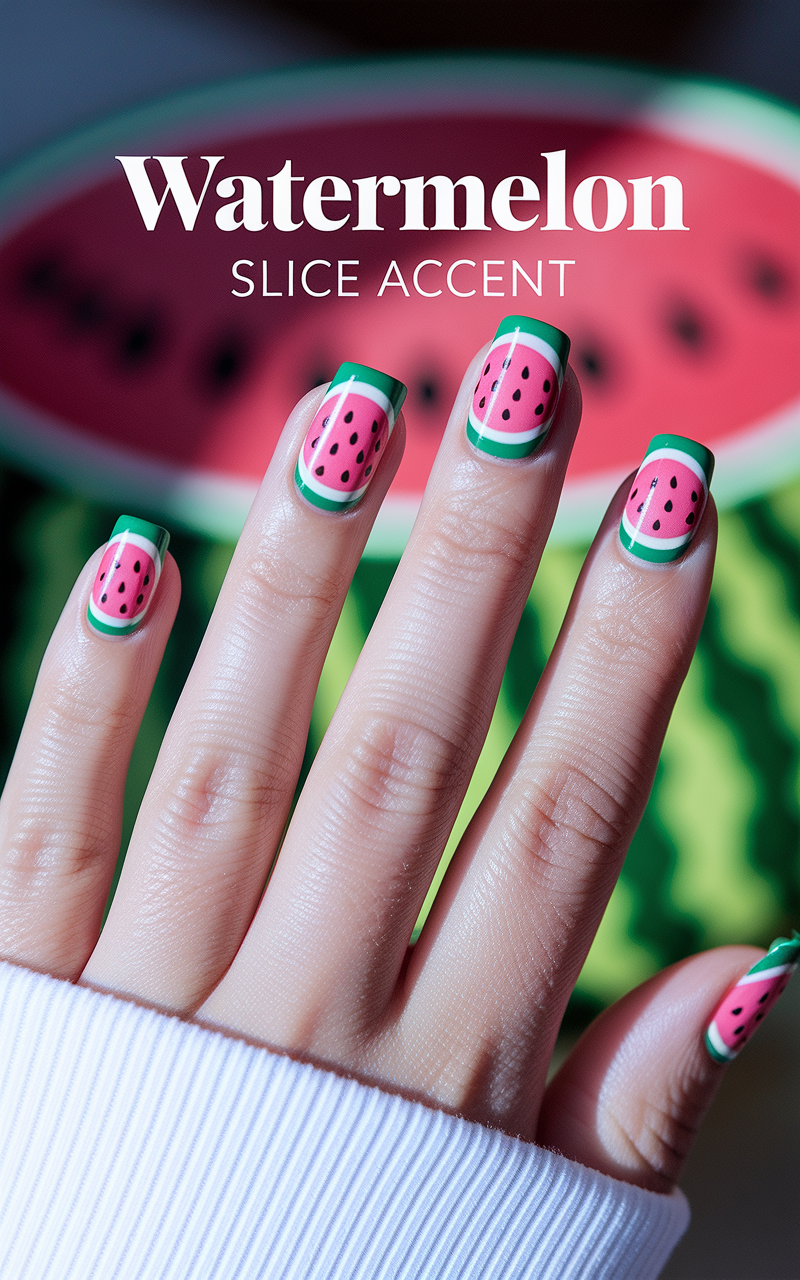Watermelon Slice Accent