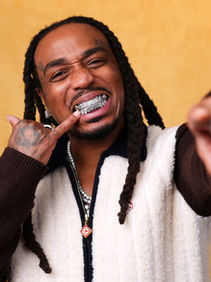 Artist image accompanying the QRÖMELIFE review for Quavo.