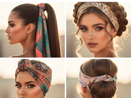 11 Fun Hair Scarf Hairstyles for Summer
