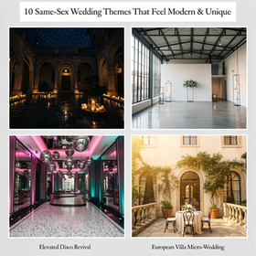 10 Same-Sex Wedding Themes That Feel Modern & Unique