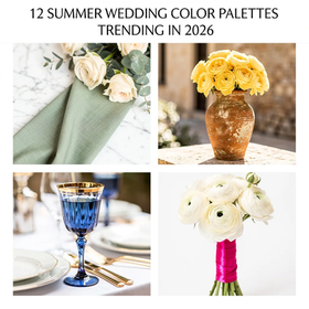 12 Summer Wedding Color Palettes Trending in 2026