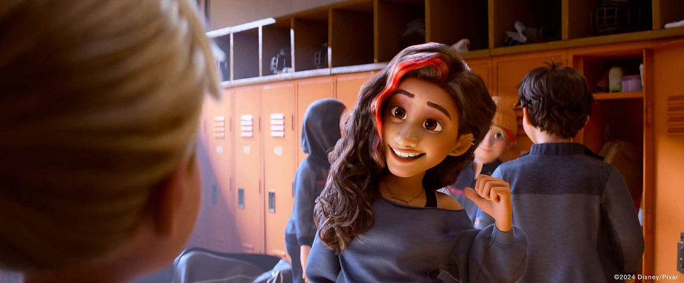 Val speaks with Riley in Inside Out 2