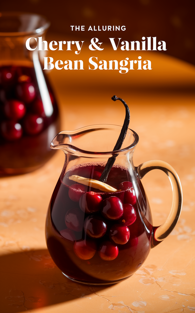 The Alluring Cherry & Vanilla Bean Sangria