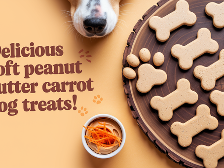 Easy and Delicious Soft Peanut Butter Carrot Dog Treats: A Tail-Wagging Delight!