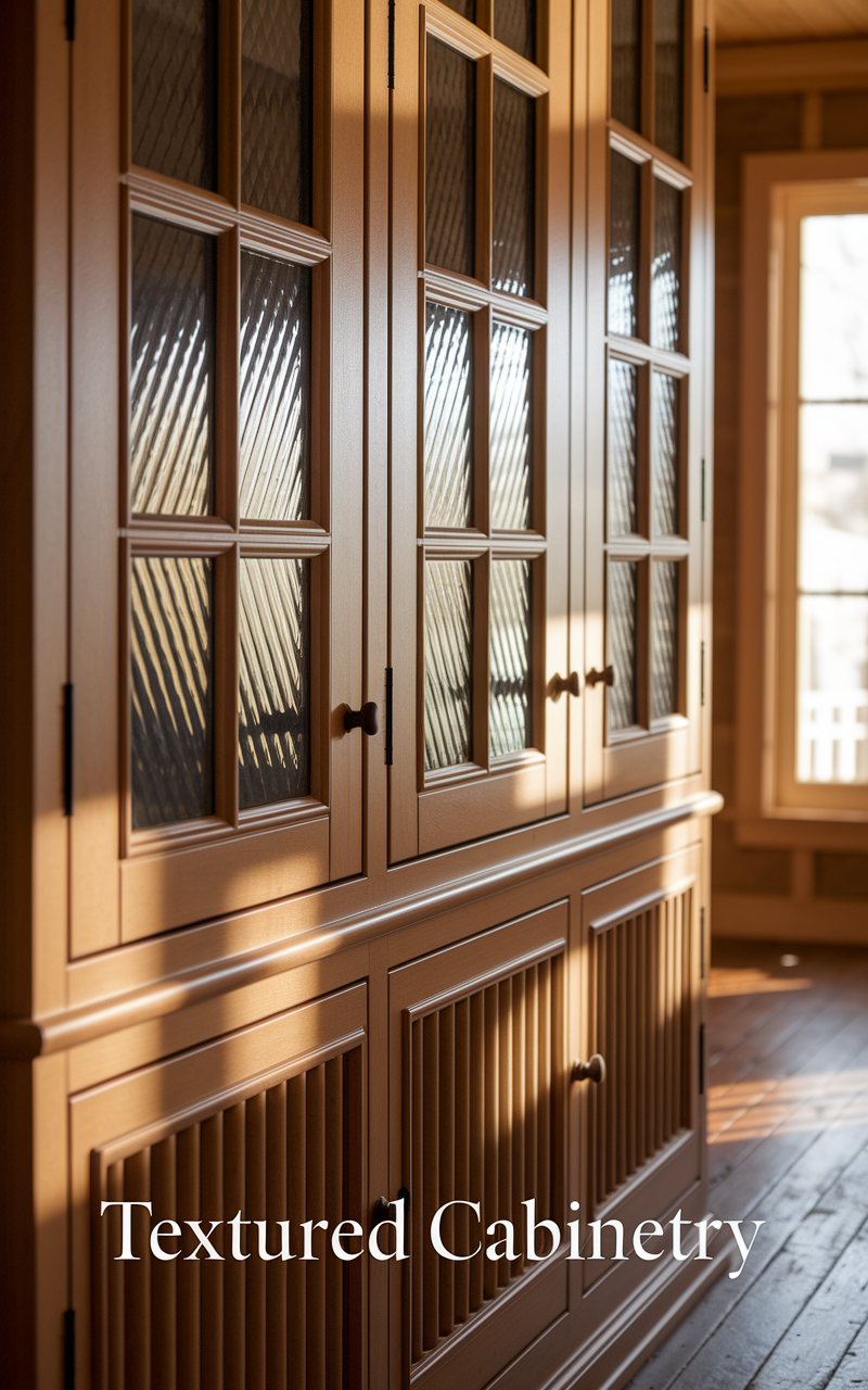 Textured Cabinetry