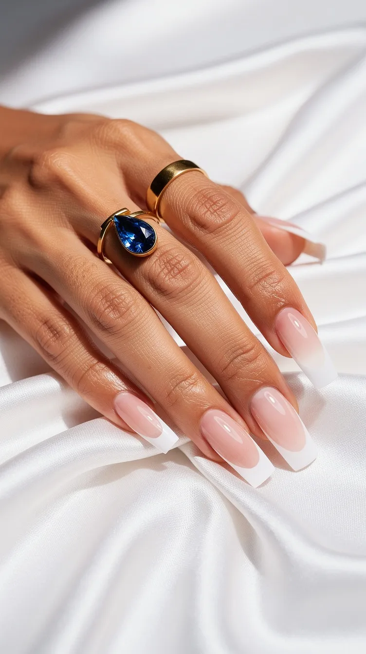 Soft Ombré Nails (The Modern French Fade)