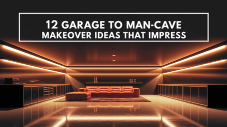 12 Garage to Man-Cave Makeover Ideas That Impress