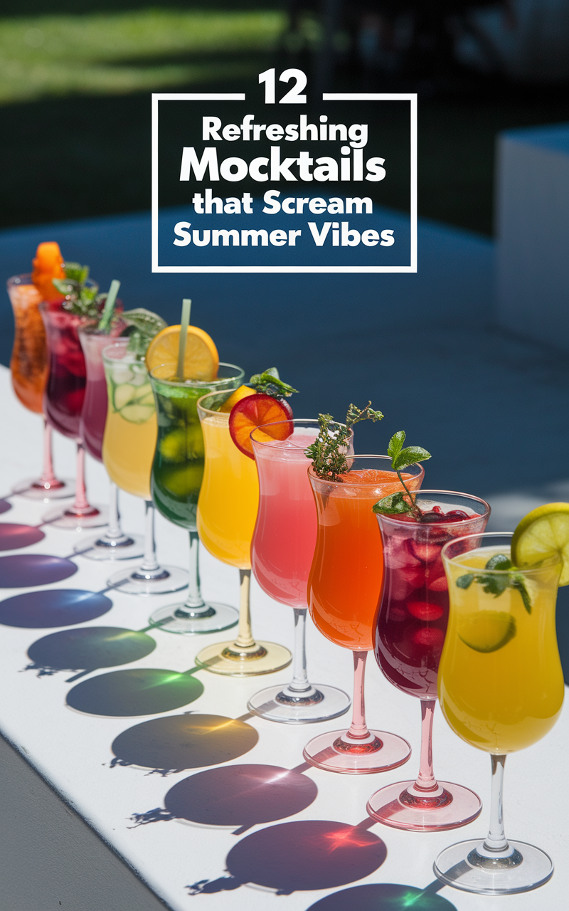 12 Refreshing Mocktails That Scream Summer Vibes