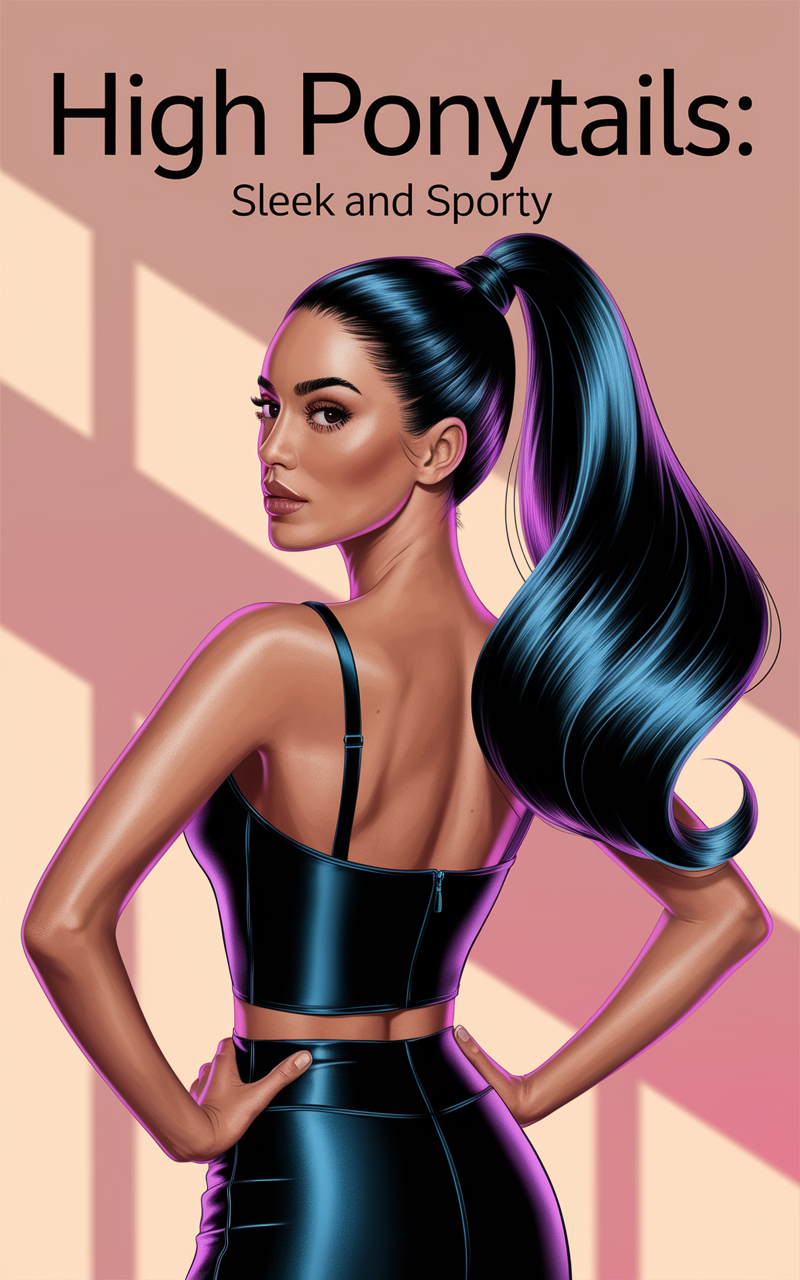 High Ponytails: Sleek and Sporty