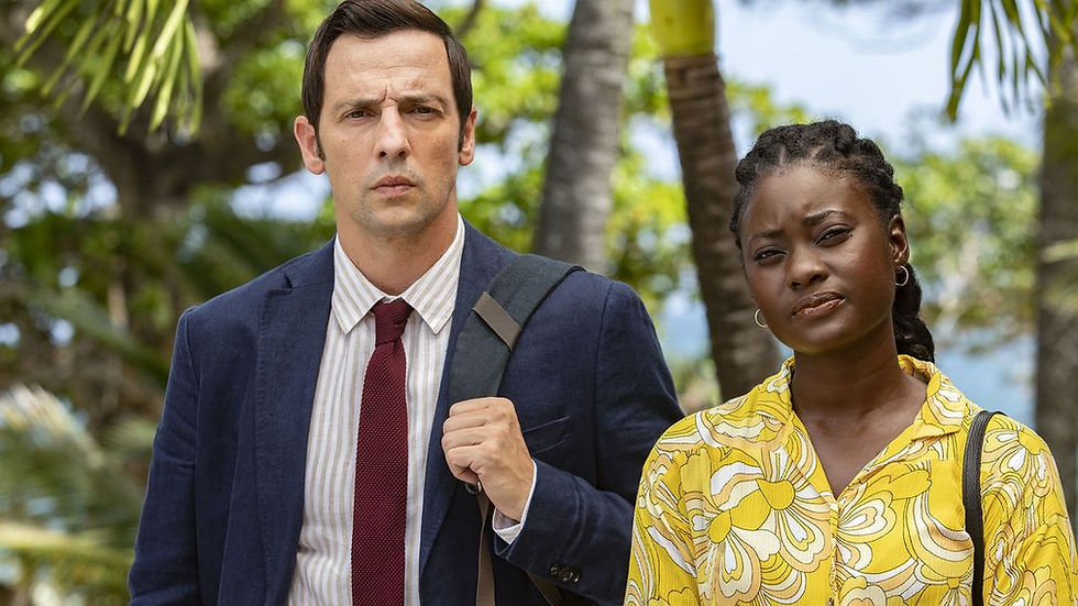 The Saint Marie police team in Death in Paradise
