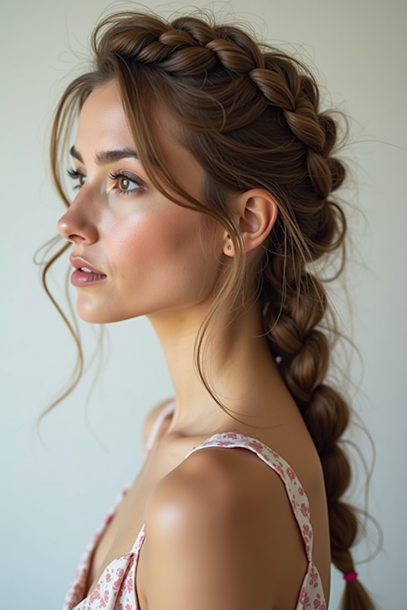 The Deconstructed French Braid: Effortless & Messy