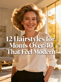 12 Hairstyles for Moms Over 40 That Feel Modern