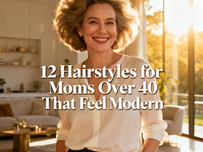 12 Hairstyles for Moms Over 40 That Feel Modern