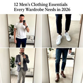 12 Men’s Clothing Essentials Every Wardrobe Needs in 2026