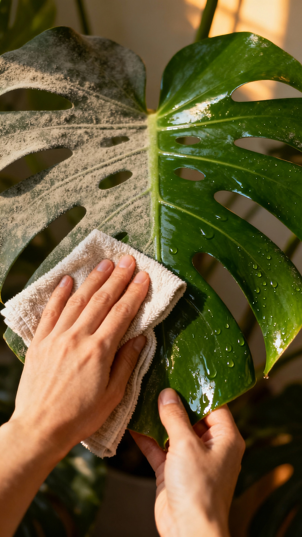 The Spa Treatment: A Leaf-Cleaning Ritual