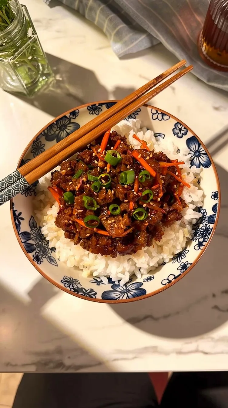 Korean Beef Rice Bowl Recipe