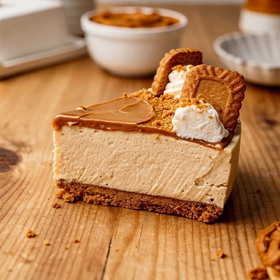 Biscoff Cheesecake for Fall and Thanksgiving