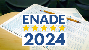 Relação de alunos inscritos para a prova teórica Enade 2024.