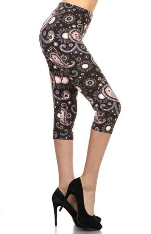 Lean Perfect In Paisley CAPRI