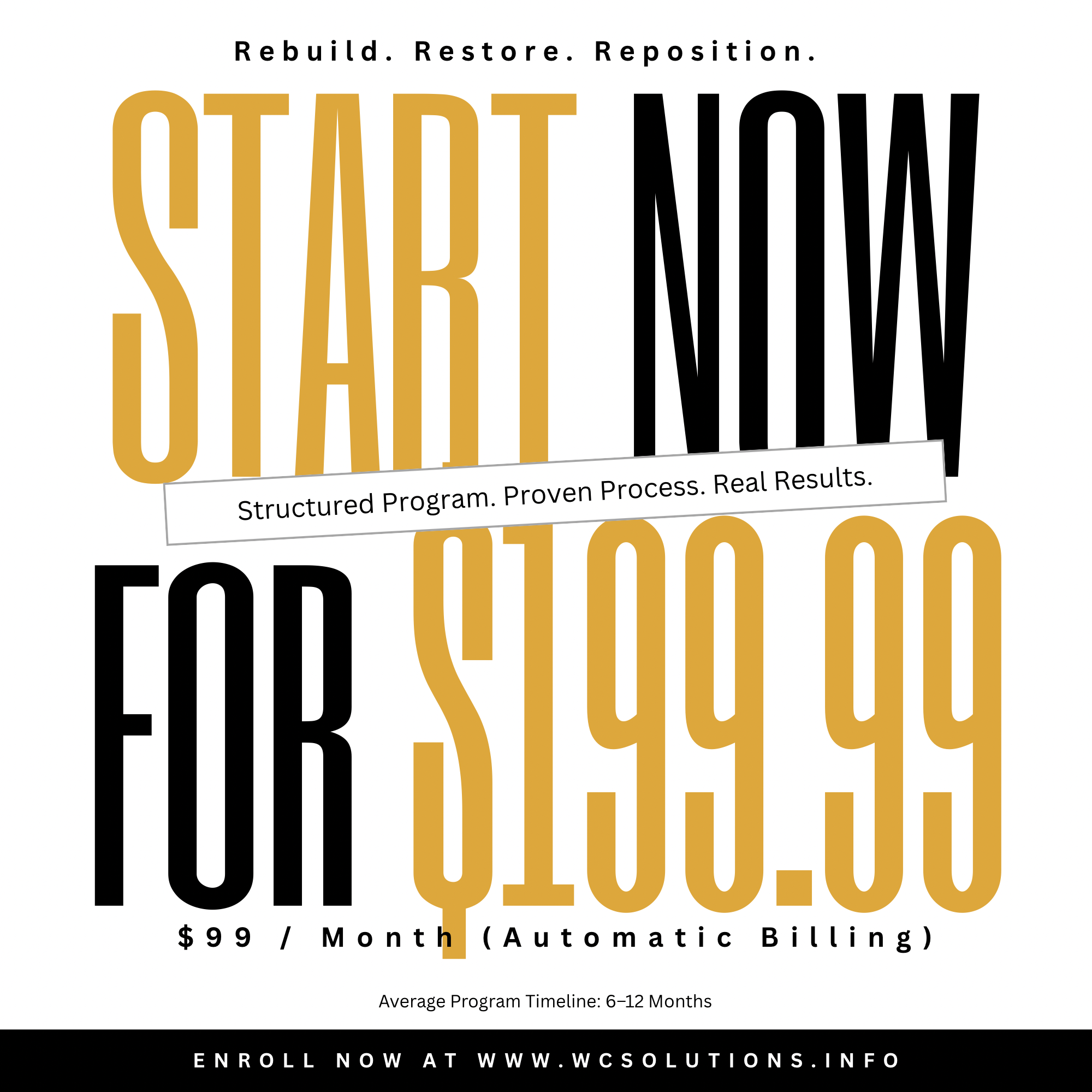 CREDIT REPAIR ENROLLMENT