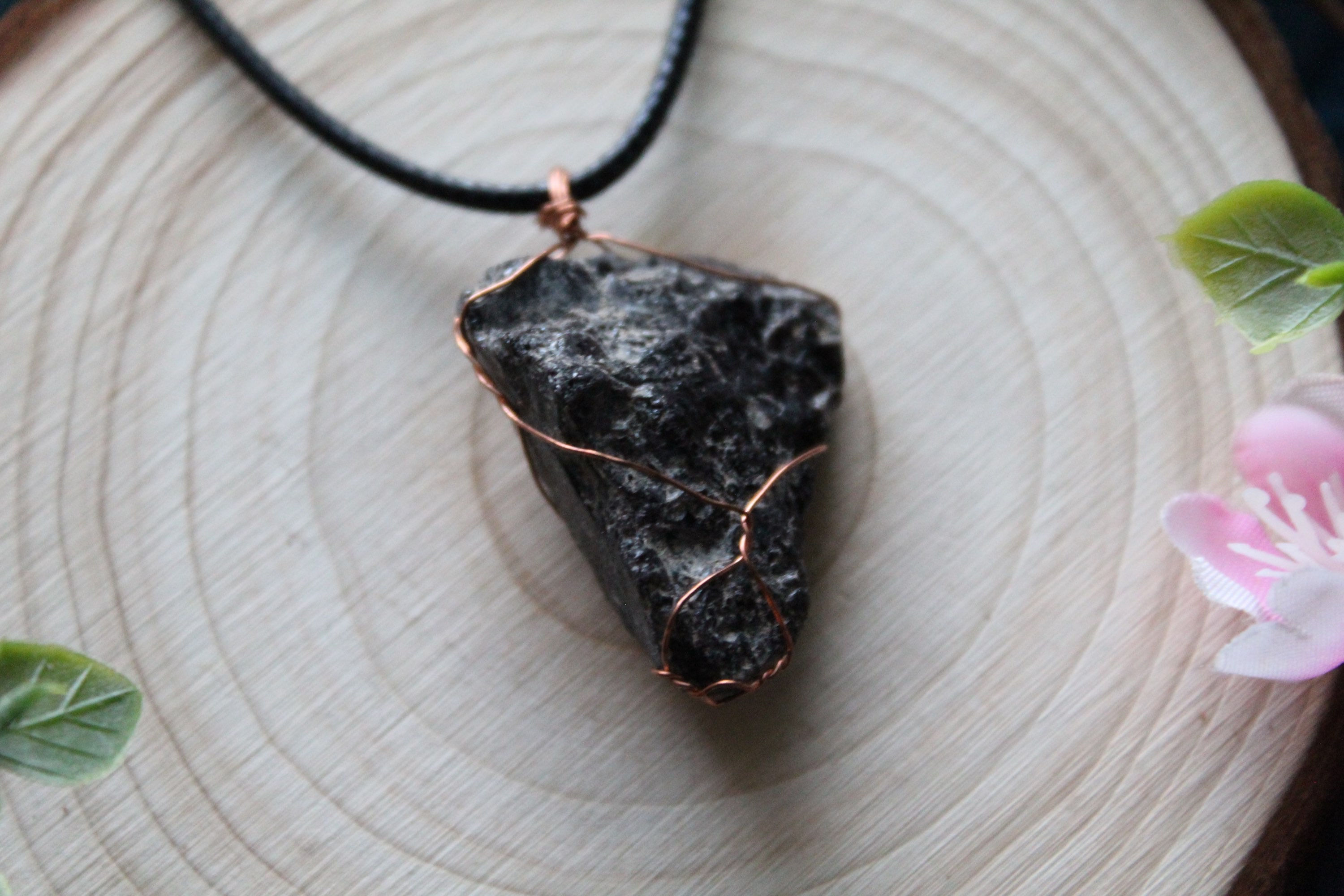 Black Tourmaline in Copper