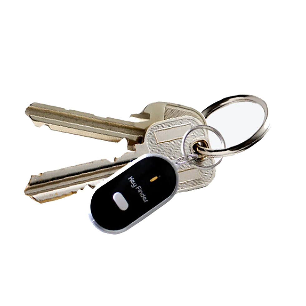 Miniatură: Smart Key Finder Anti-lost Whistle Sensors Keychain Tracker LED Whistle Claps