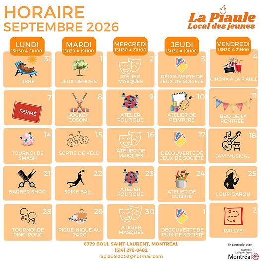 La Piaule LDJ-Septembre 2026