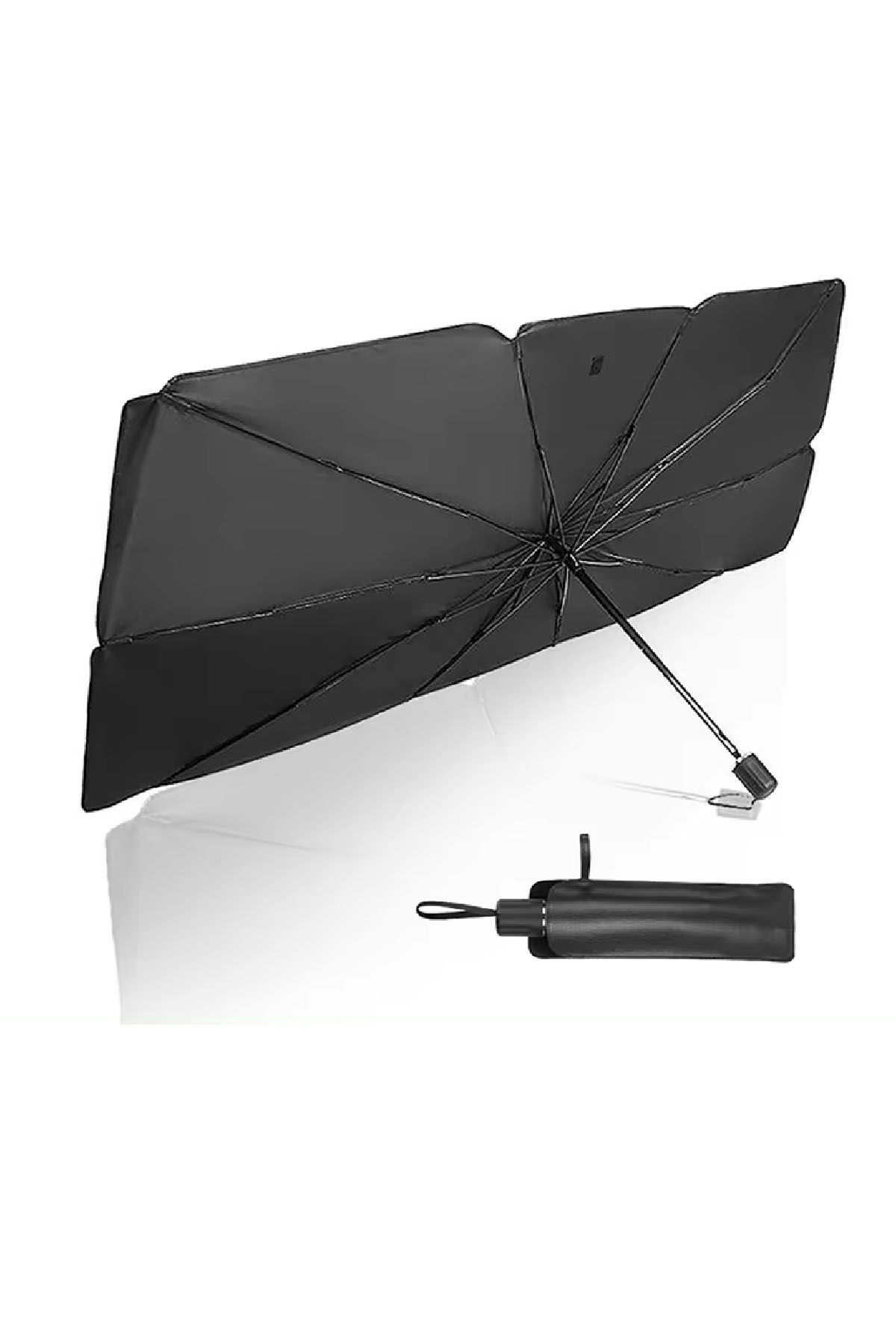 Tüm Araçlara Uygun Oto Güneşlik Oto Ön Cam Güneşliği Şemsiye Oto Gölgelik