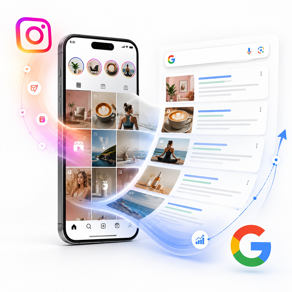 Instagram indicizzato in Google