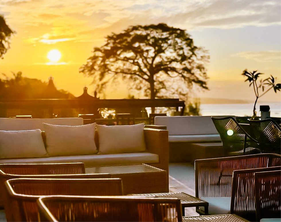 Sunset at Barak Rooftop Bar & Lounger