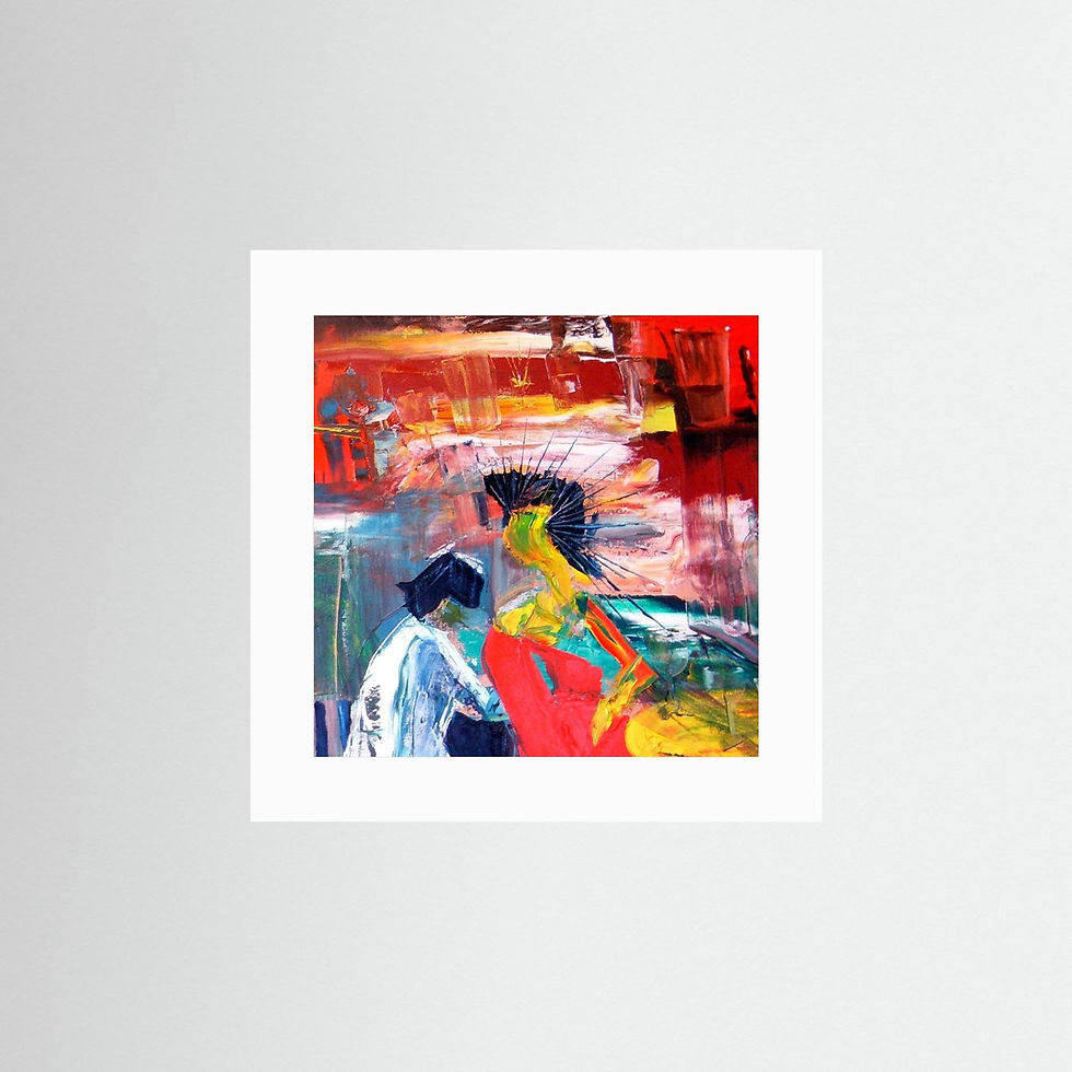 Thumbnail: - Woman In Red Cut I