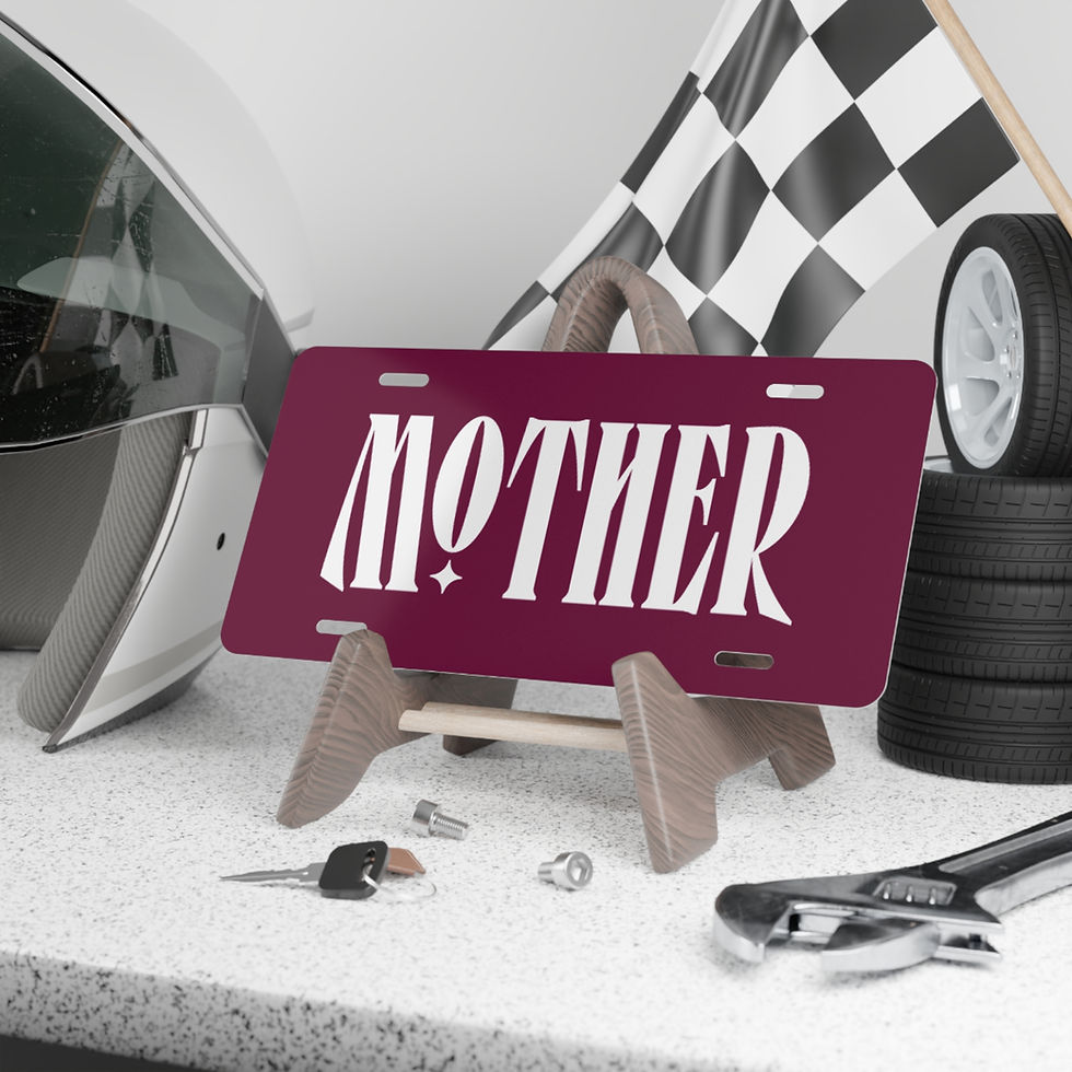 Thumbnail: MOTHER Vanity Plate (white A)