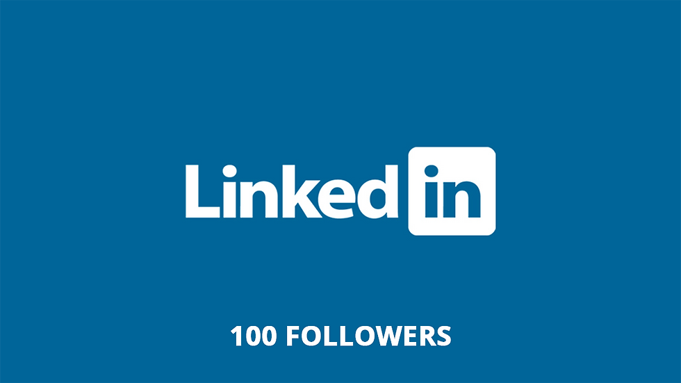 100 followers LinkedIn