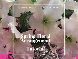 Staging | Spring Floral Arrangement