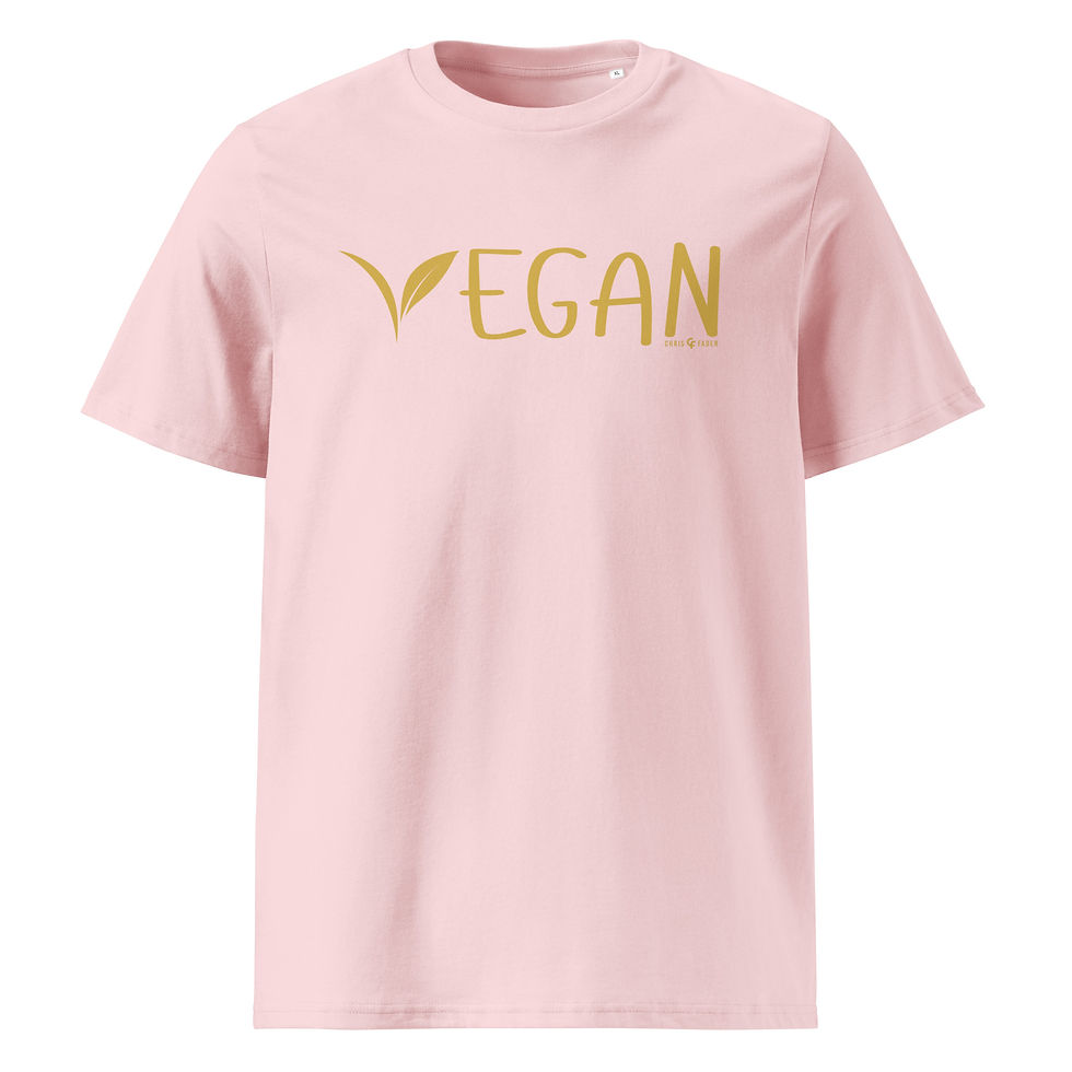 Miniaturbild: VEGAN Unisex T-Shirt, 100% Bio-Baumwolle