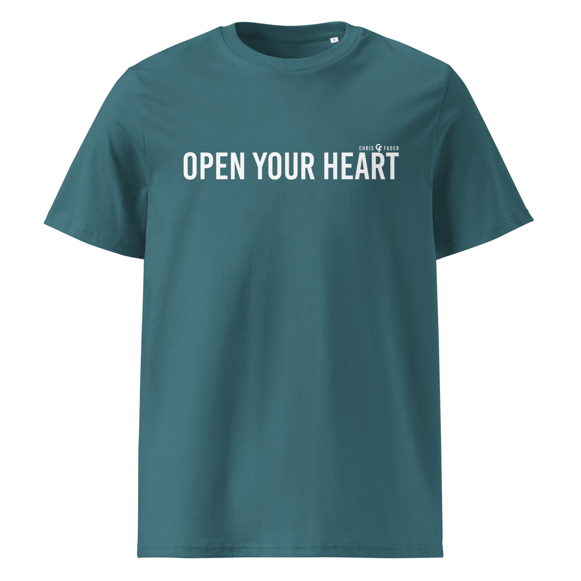 OPEN YOUR HEART Unisex T-Shirt, 100% Bio-Baumwolle