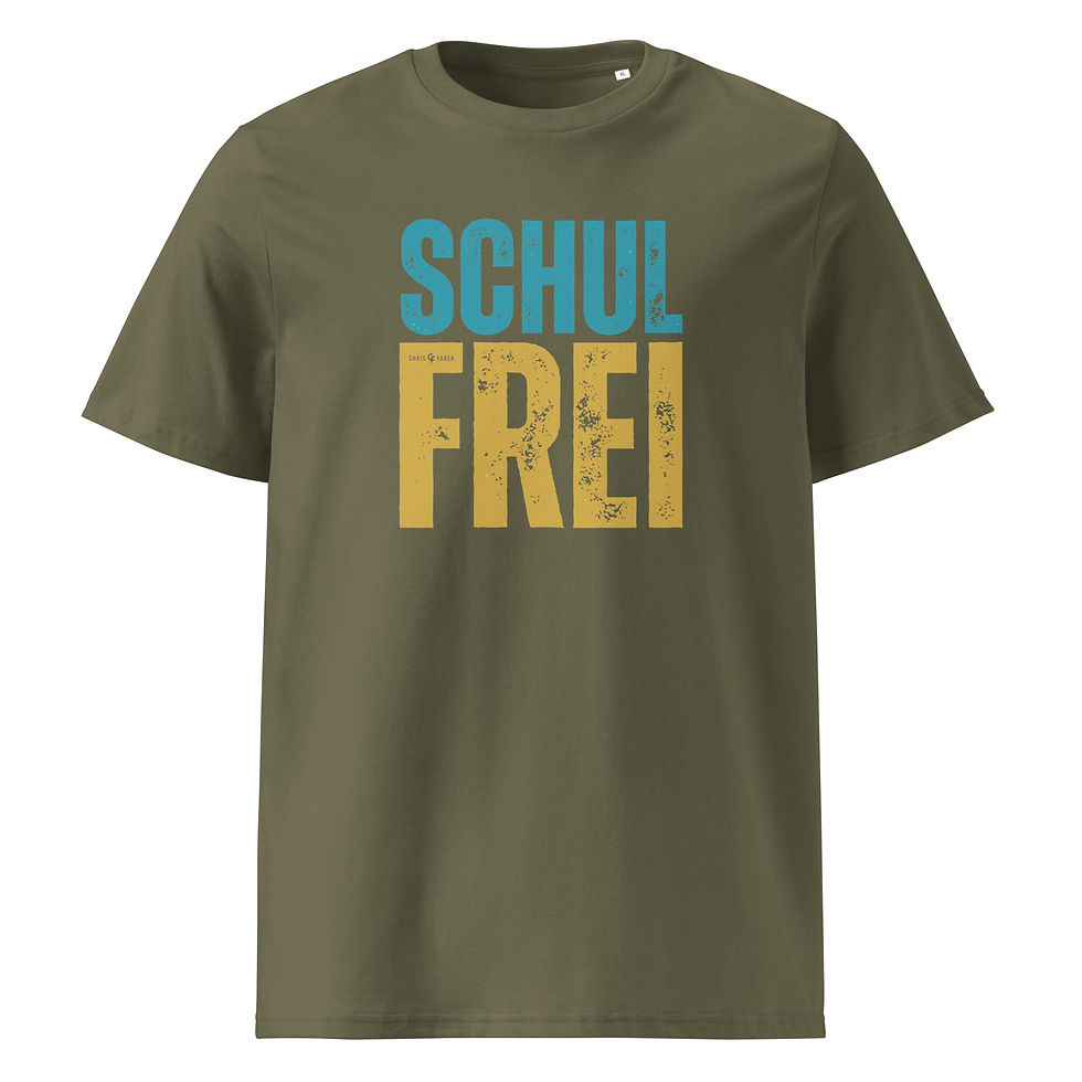 Miniaturbild: SCHUL FREI Unisex T-Shirt, 100% Bio-Baumwolle