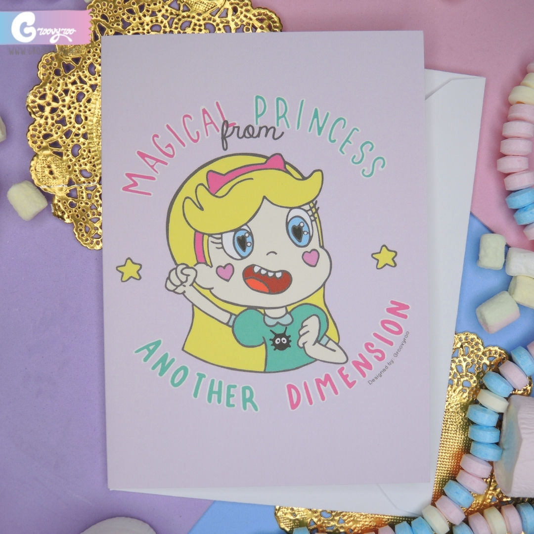 Star Princess - Greeting Card