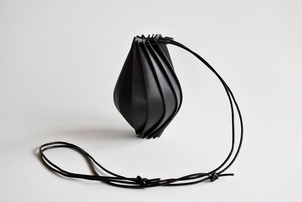 サムネイル： Pleated Pear Bag