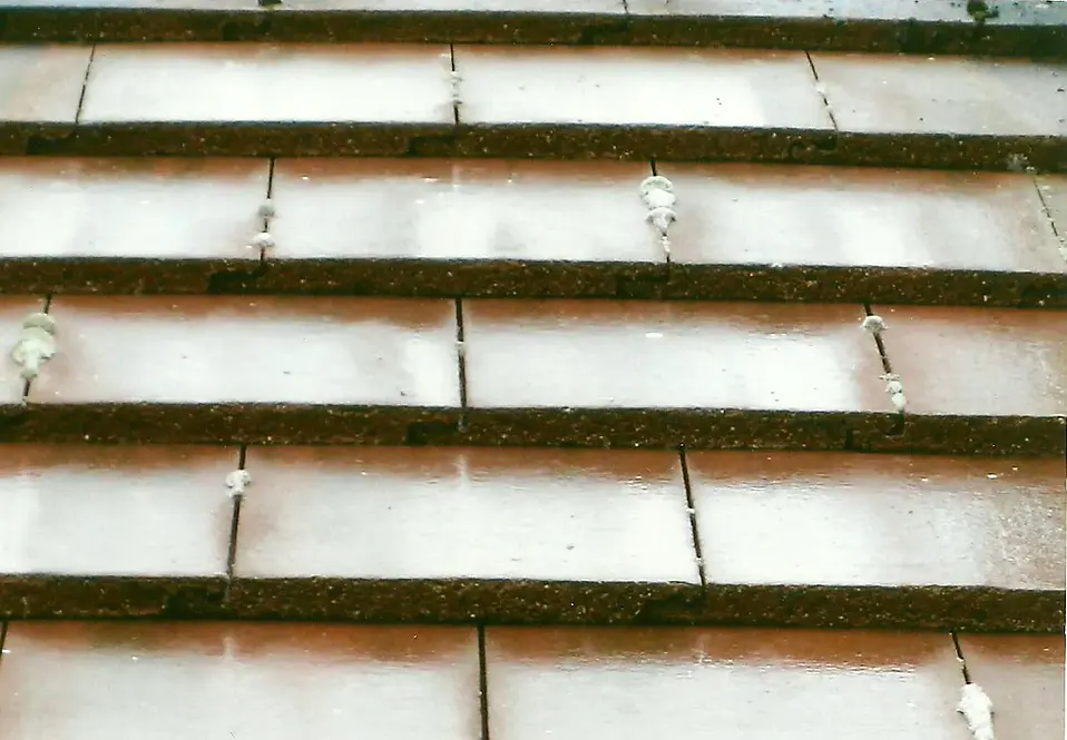 Toiture pendant le traitement