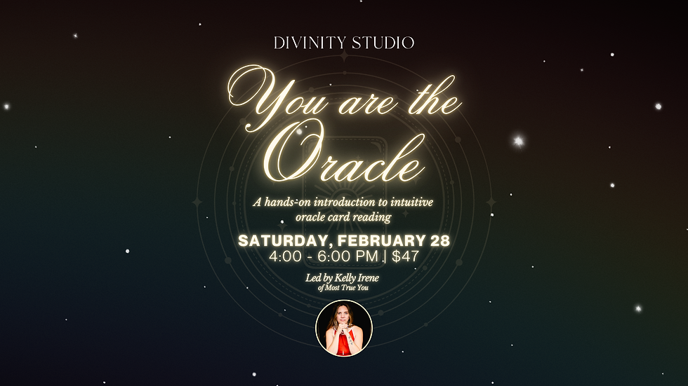 You Are The Oracle Workshop