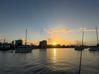 Solen går opp i San Juan
